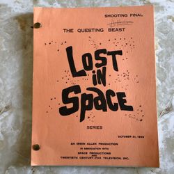 Lost in Space TV Show Original Screenplay Script 1966 "The Questing Beast"
