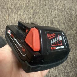 Milwaukee M18 Red Lithium Battery 