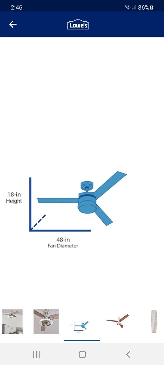 Ceiling Fan New
