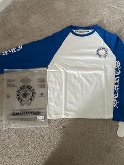 Blue & White Chrome Hearts Long Sleeve Size Small
