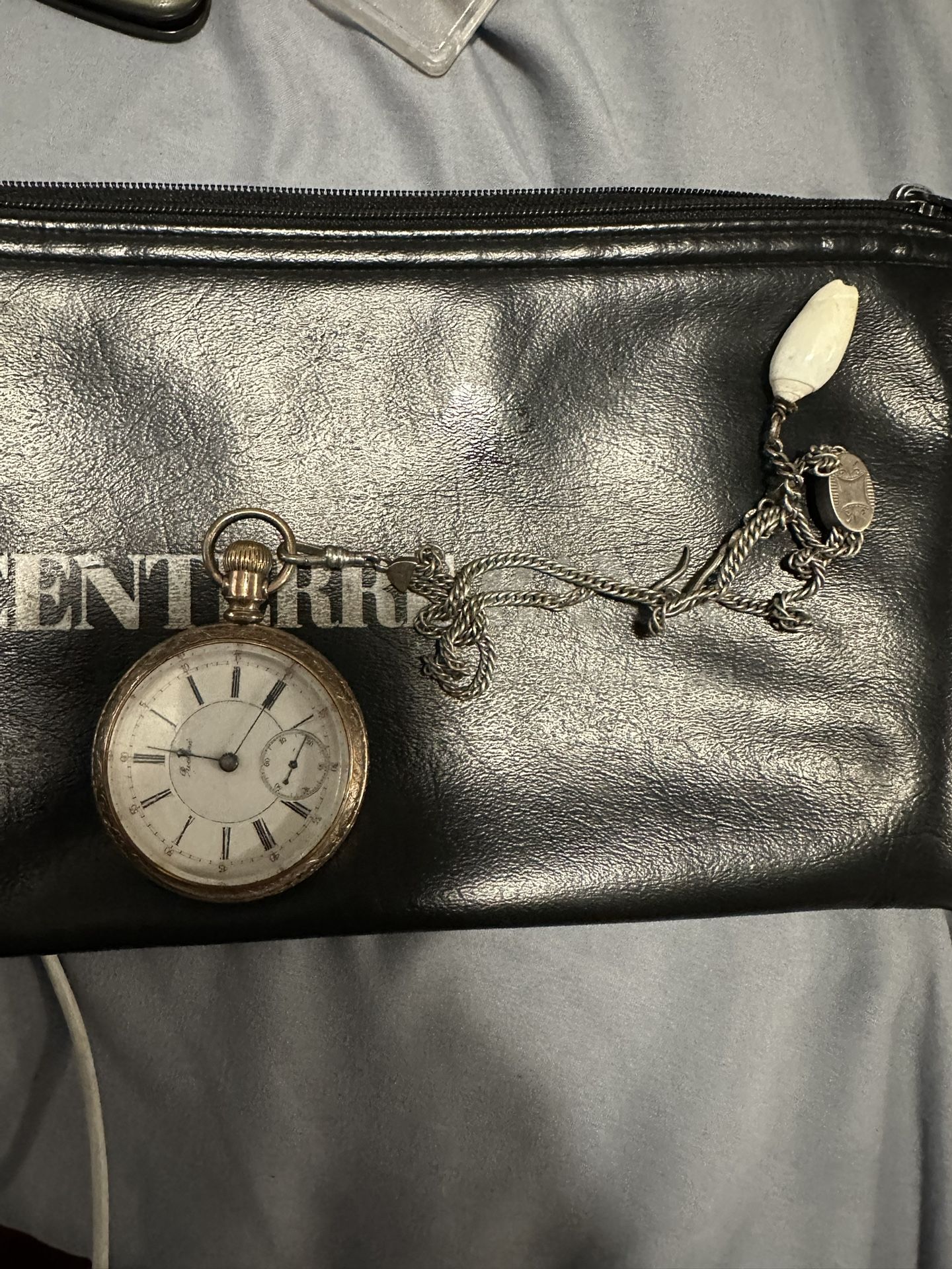Gold Plated 1900s Rockford Pocket Watch