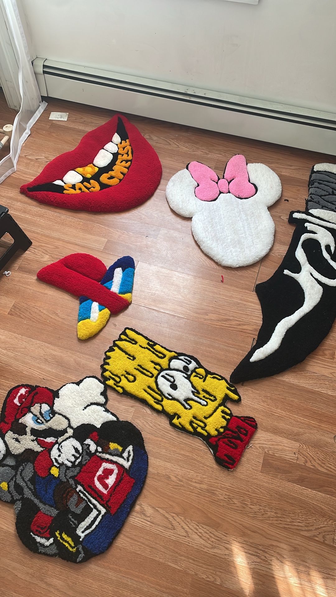 Ghost Face Scream Mask Rug