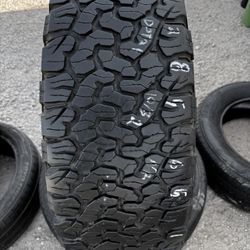 2 BFGOODRICH LT 285/65/18 Tires