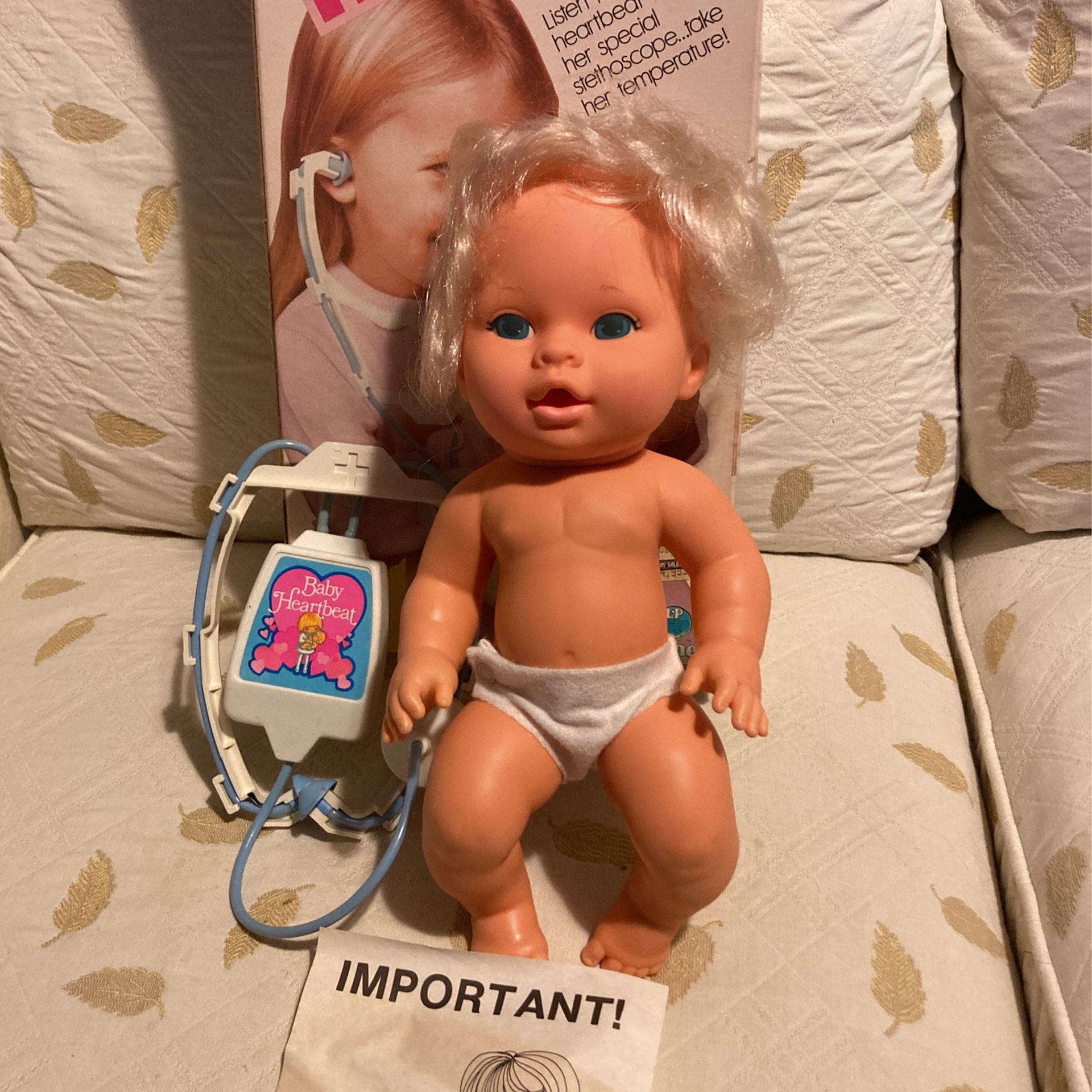 Vintage Kenner Baby Heartbeat Doll