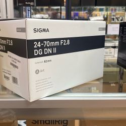 Sigma 24-70mm F2.8 For E 