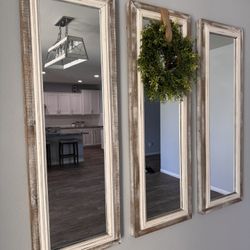 Rustic Wooden Wall Mirrors