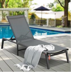❤️‍🔥 C）Chaise Lounge Chair Outdoor