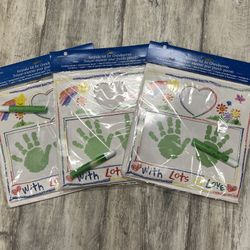 3 Keepsake Hand Print Kits