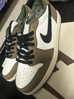 Nike Air Jordan 1 Low Olive White Brown - New - Men’s Size 8.5 / Women’s Size 10 * Nike Air Jordan 1 Low Olive White Brown - New - Men’s Size 9.5 / Wo