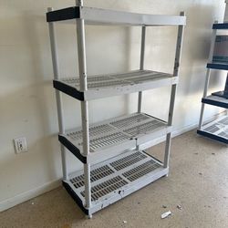 Plastic Storage Shelves