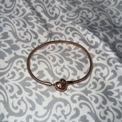 Rose Gold Pandora Heart Bracelet