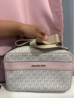Michael Kors Pink/White Purse