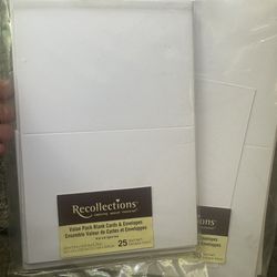 Blank Craft Cards With Envelopes 