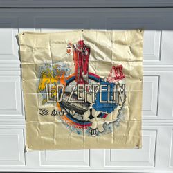 Vintage LED ZEPPELIN Banner 