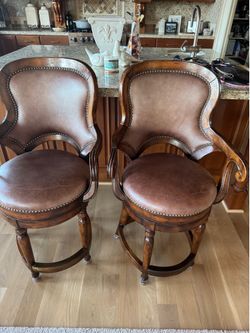 Leather Bar Stools and desk chair