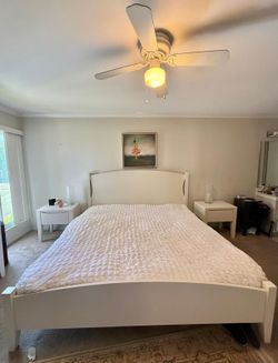 Crate & Barrel bed frame