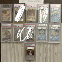 Pokémon cards slabs and sealed
