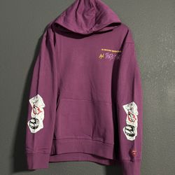 Purple Chrome Hearts Hoodie 