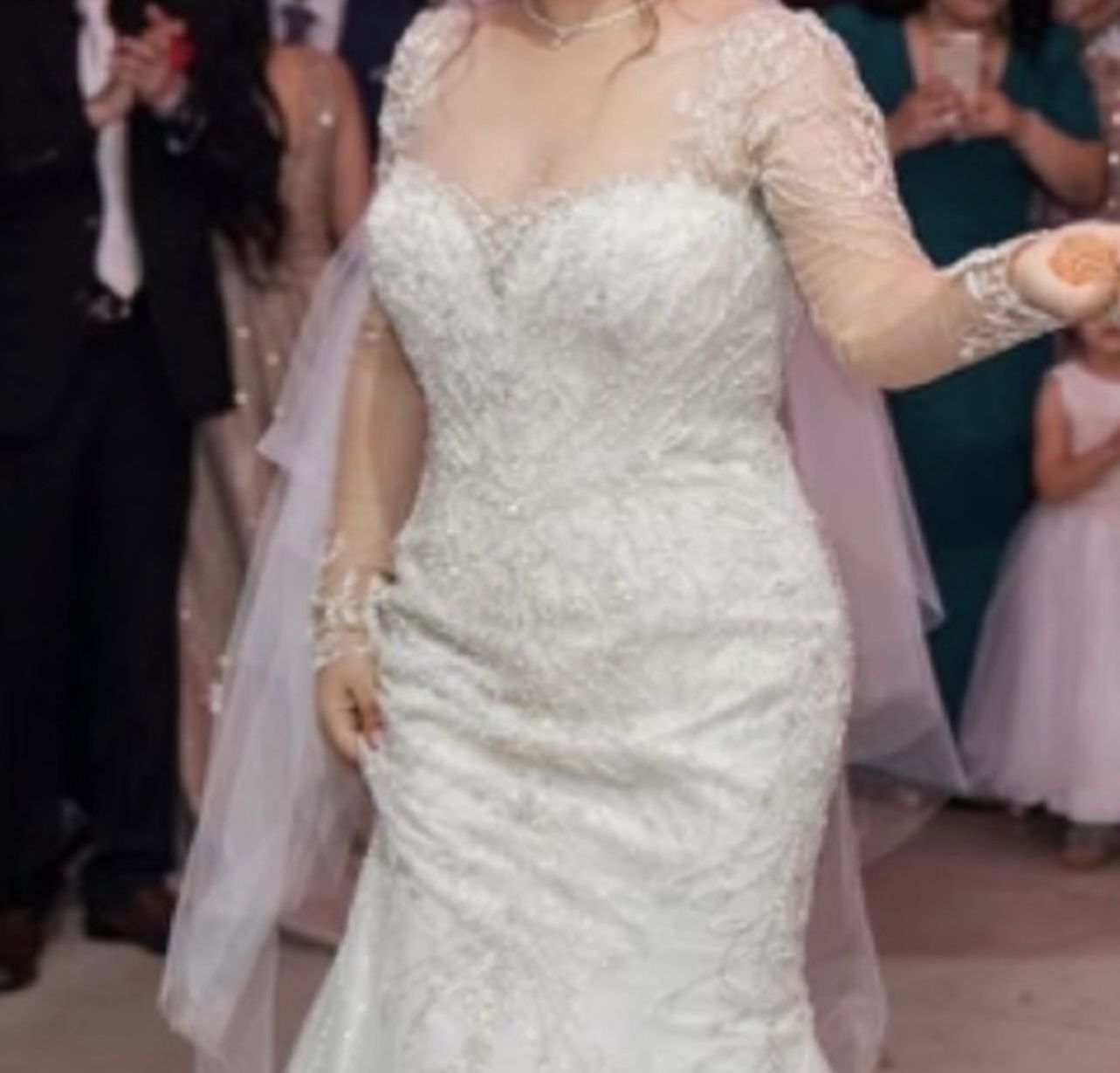 Women’s Justin Alexander Wedding Dress Size Large 12
