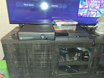 TV stand and games