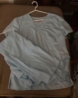 Sky light blue Grey’s Anatomy scrubs for sale