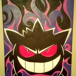 Gengar Pokemon Painting