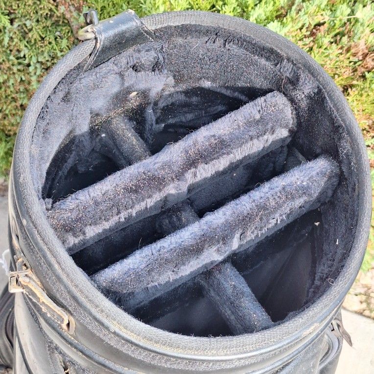 Callaway Big Bertha Golf Bag Black Leather