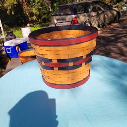 Krasco Plastic Woven Plant Basket