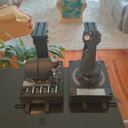 Logitech X56 Hotas On Mounts