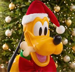 Disney 3.5 FT Animated Pluto Holiday Christmas Animatronic 2026