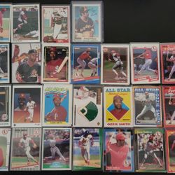 Ozzie Smith 25+ Baseball Card Lot