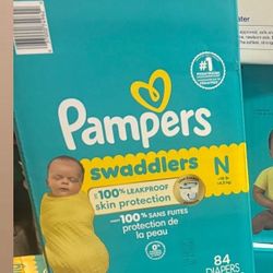 Newborn Pampers Box 84 Count 