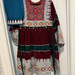 3 Pc Afghan/Afghani Dress