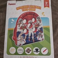 6FT Giant Inflatable Football Target Toss Game - New In Box