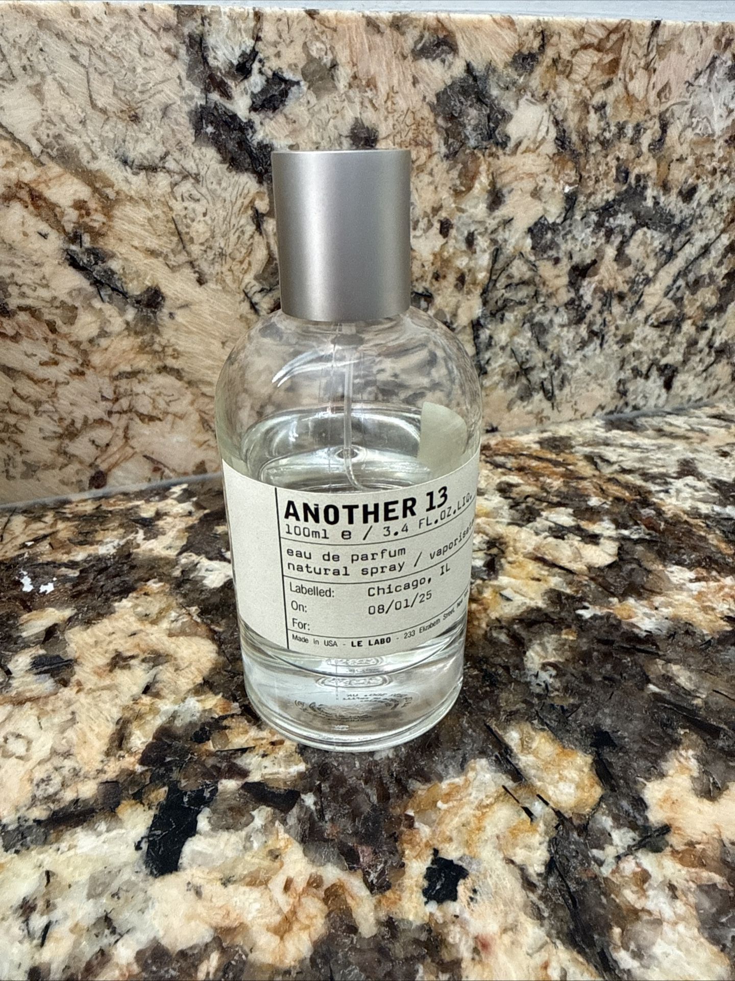 Le Labo Another 13 Eau de Parfum 3.4oz, 80% Fill, BATCH AB425030