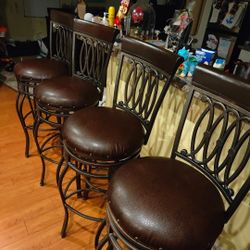 6 Bar Stools Chairs Barstools 31" 