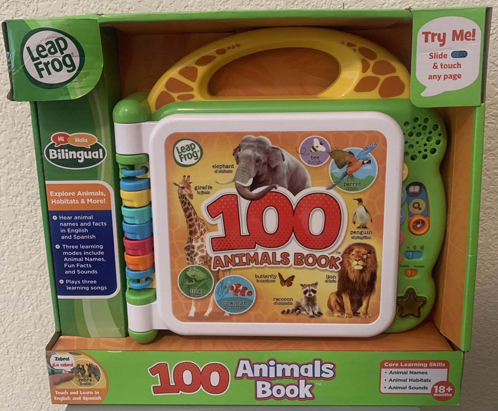 Leap Frog 100 Animals Book - BRAND NEW
