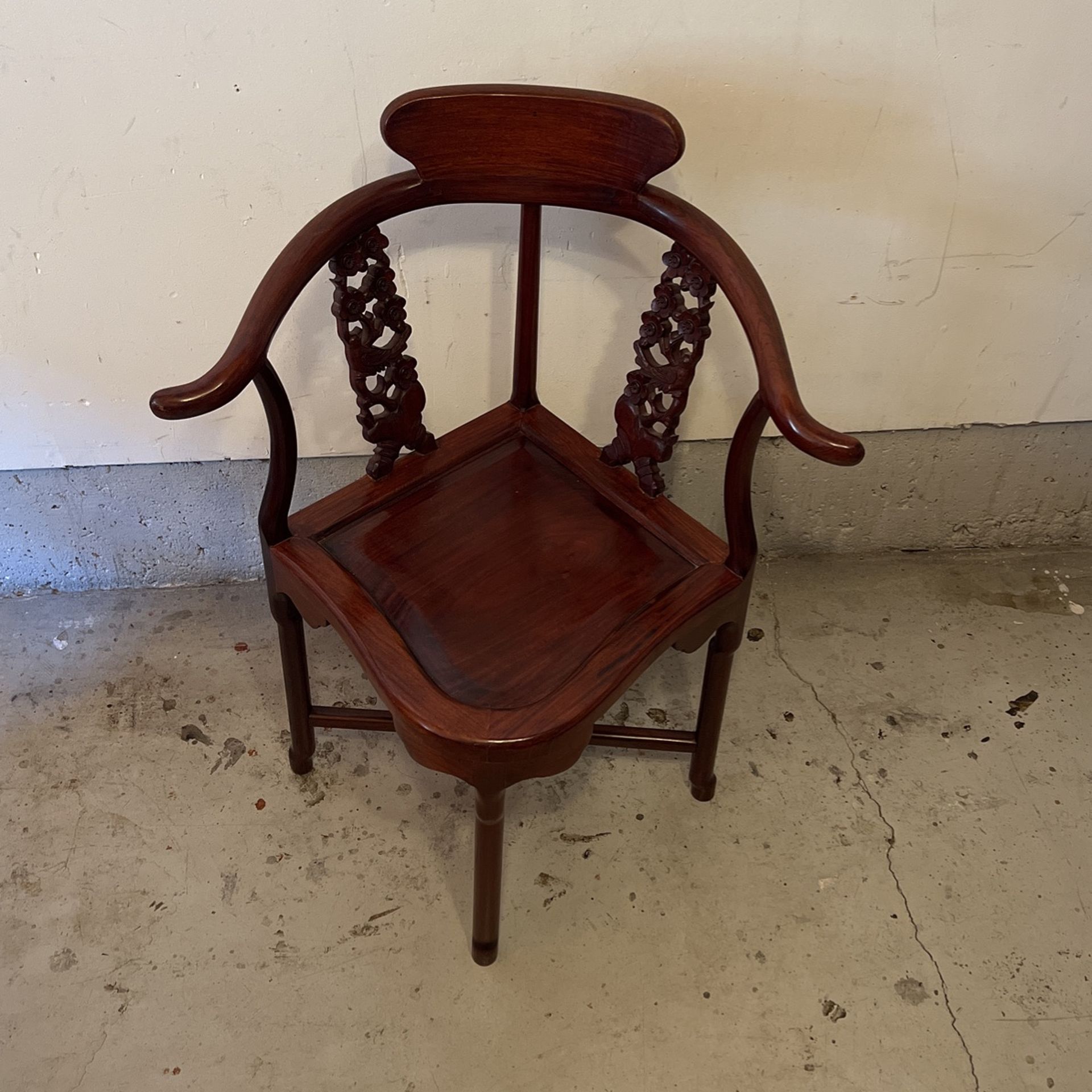 Antique Corner Chair Rosewood 