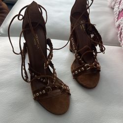Authentic Aquazzura Chunky Heels 38