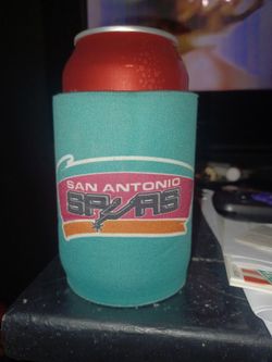 San Antonio Spurs Old School Koozie