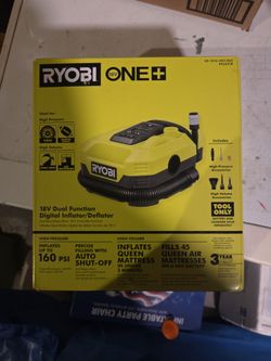 BRAND NEW Ryobi 18V air inflator