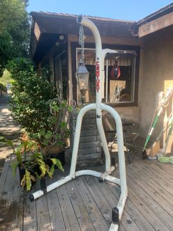 Punching bag stand