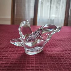 Crystal Dove Dish