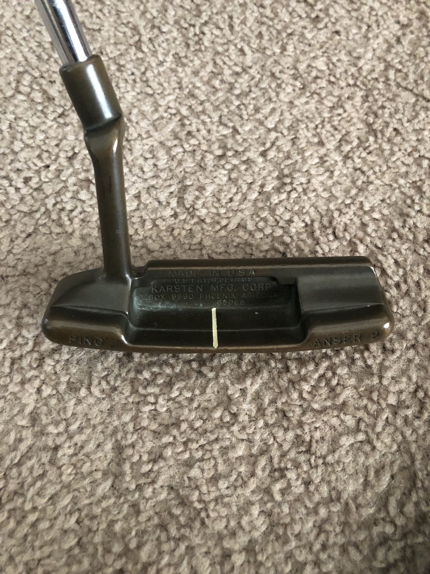 Ping Anser 2 Beryllium Copper Golf Putter *RARE 85068 Zip Code* for