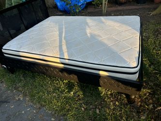 Bed Frame, Box Spring &Dresser