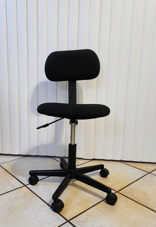 Black Fabric Task Office Desk Chair