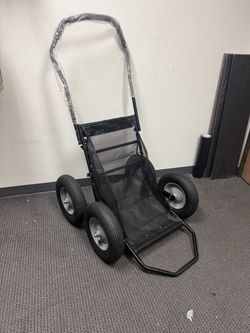 Hawk Crawler Folding Cart, Hunting Fishing Cart w/500lb Capacity,