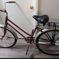 Women's Red Bike