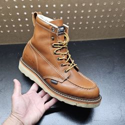 Size 9 M Mens Work Boots Soft Toe 