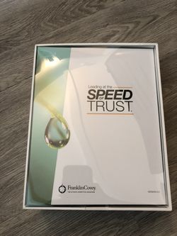 (New / Never Used) The Speed of Trust - Franklin Covey